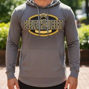 Evelth-Gilbert Golden Bears‎ Graphic Hoodie Long Sleeve Sweatshirt Mens Size S